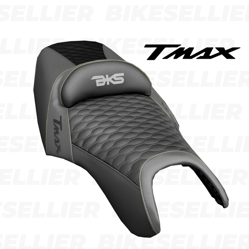 Housse de selle TMAX sur-mesure nid d’abeille - Bike Sellier
