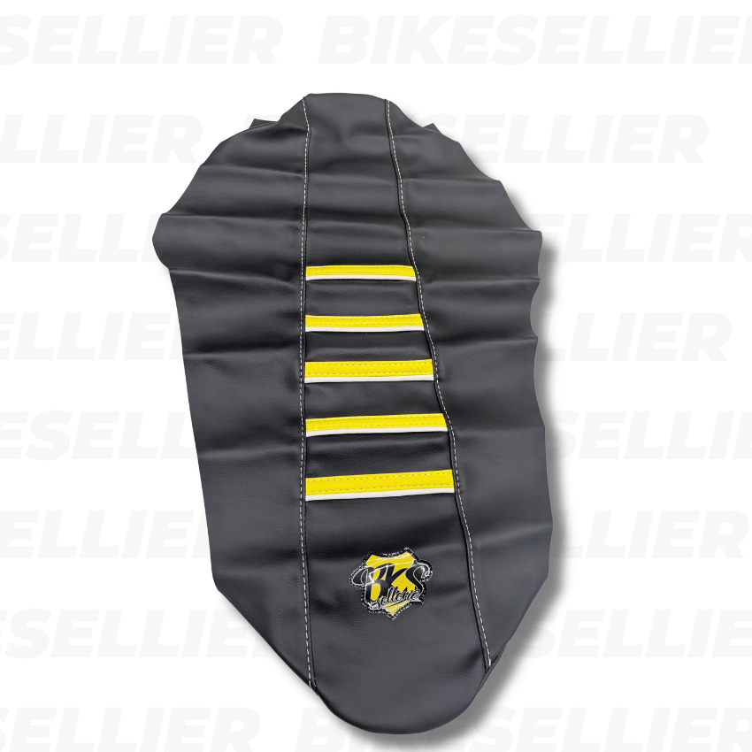 Housse De Selle BKS -DT/DTR/DTX/MBK X-LIMIT (2003-2011) - Evo Black v2 jaune- Noir/jaune