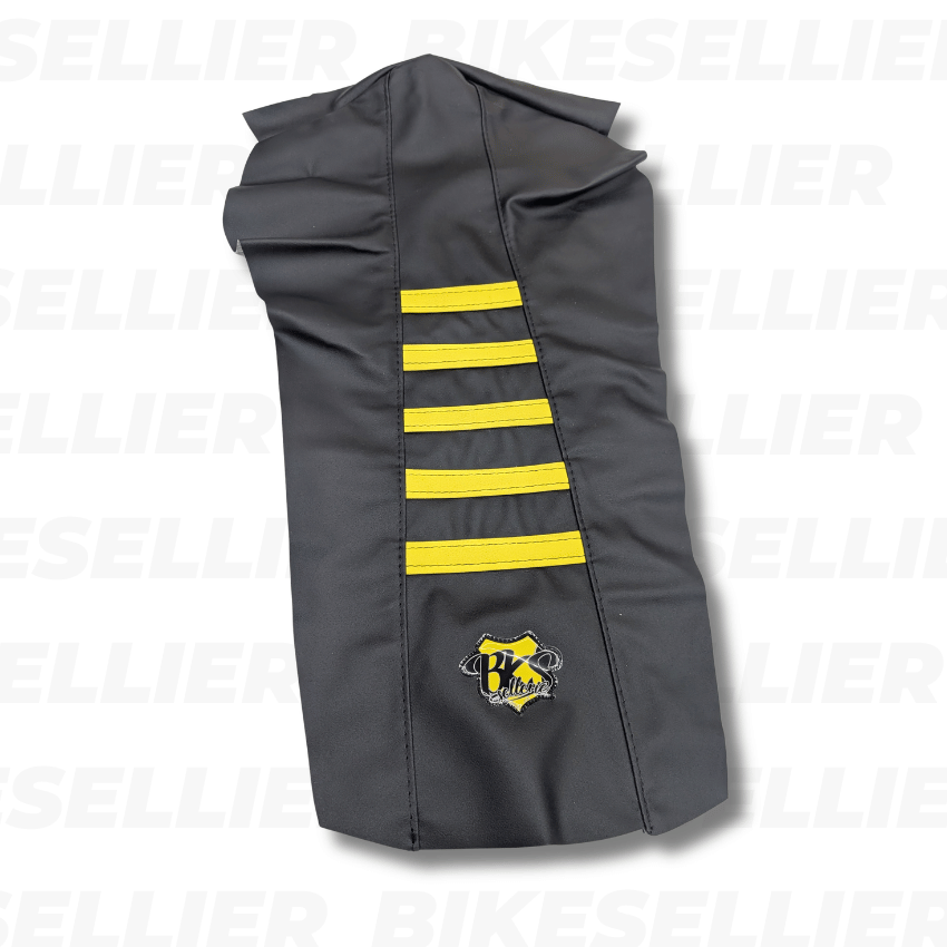 Housse De Selle BKS -DERBI SENDA (2000-2010) - Evo black jaune
