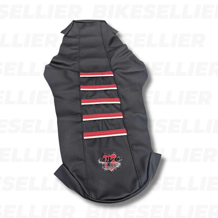 Housse De Selle BKS -Derbi Senda (Depuis 2018) - Evo black v2 rouge