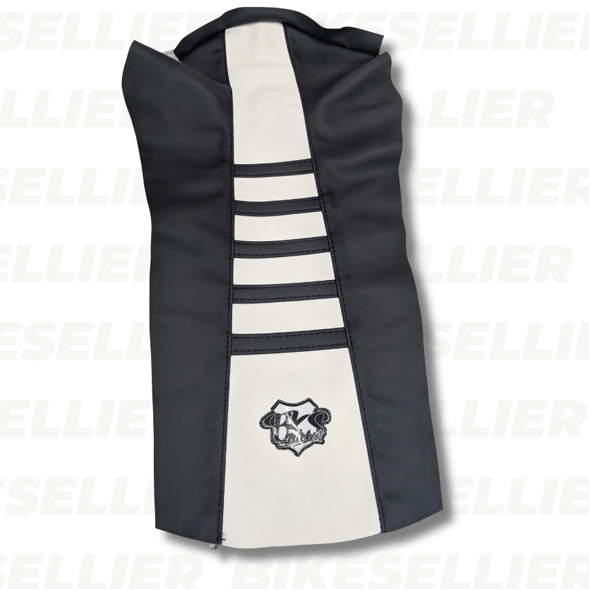 Housse De Selle BKS -DERBI SENDA (2000-2010) - Evo one blanc