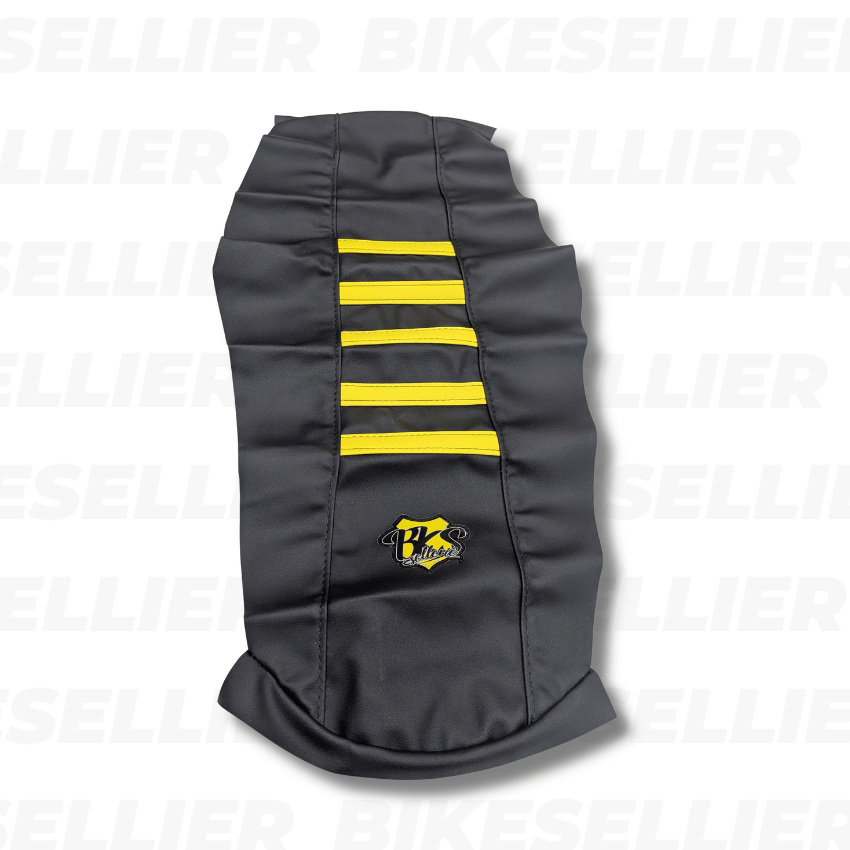 Housse De Selle BKS -Rieju MRX/SMX/RRX (2001-2009) - Evo black JAUNE