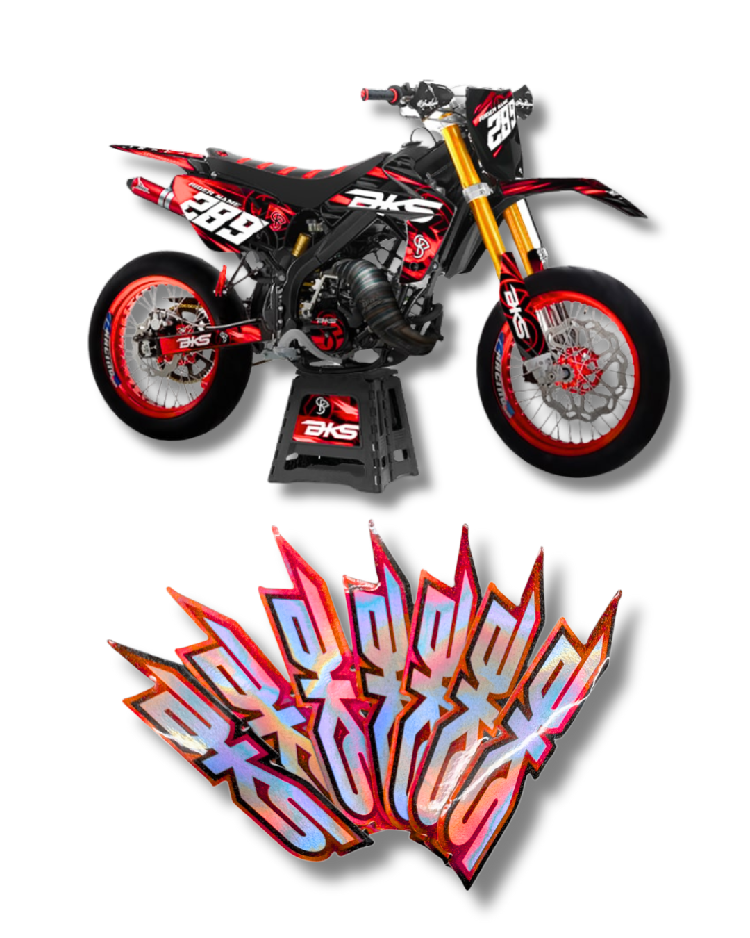 Kit Déco BKS 50cc - Semi Perso - 10 Couleurs