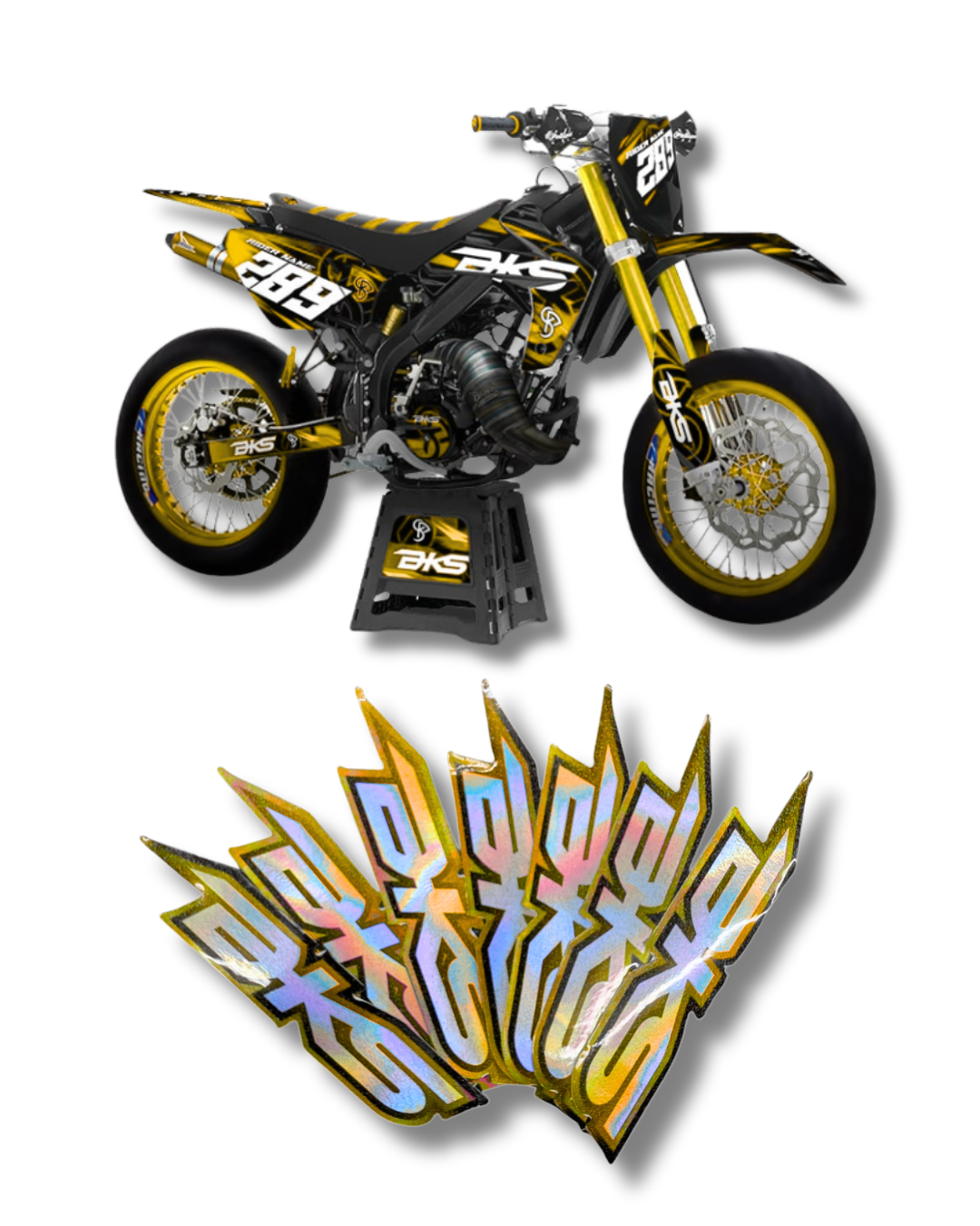 Kit Déco BKS 50cc - Semi Perso - 10 Couleurs