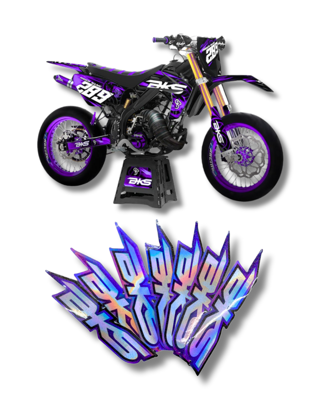 Kit Déco BKS 50cc - Semi Perso - 10 Couleurs