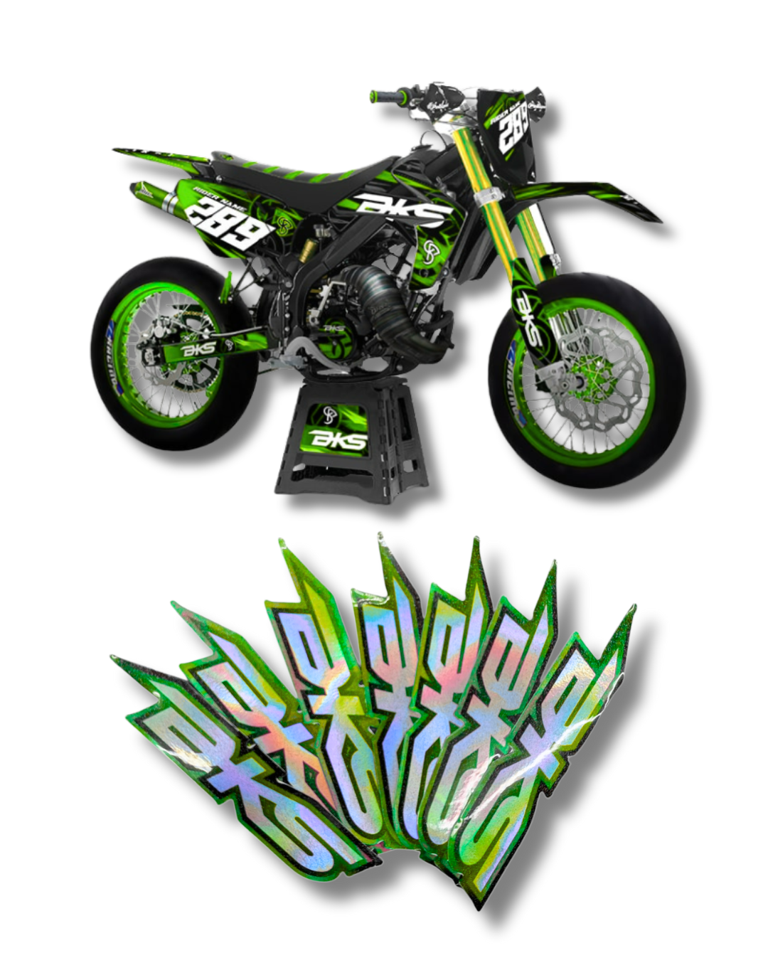 Kit Déco BKS 50cc - Semi Perso - 10 Couleurs