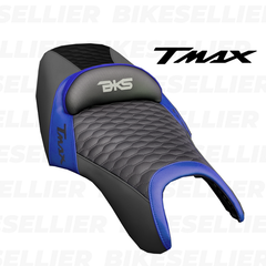 Sitzbezug Roller TMAX 500 / 530 (2008-2016) — Wabenmuster Schwarz & Blau