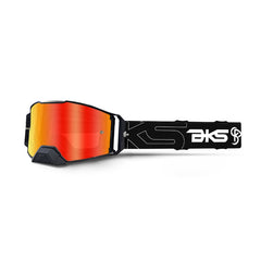 Masque Cross - BKS ShieldX - Ecran Miroir Rouge