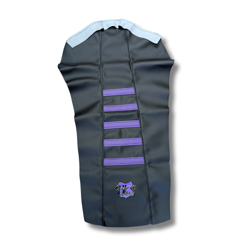 Housse De Selle BKS - Derbi (2000-2010) - Evo black Violet- Noir/Violet