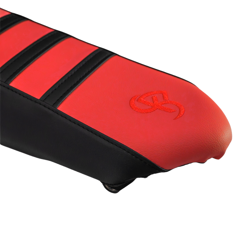 KAWASAKI KX/KXF BKS ONE ROUGE — HOUSSE DE SELLE — détail