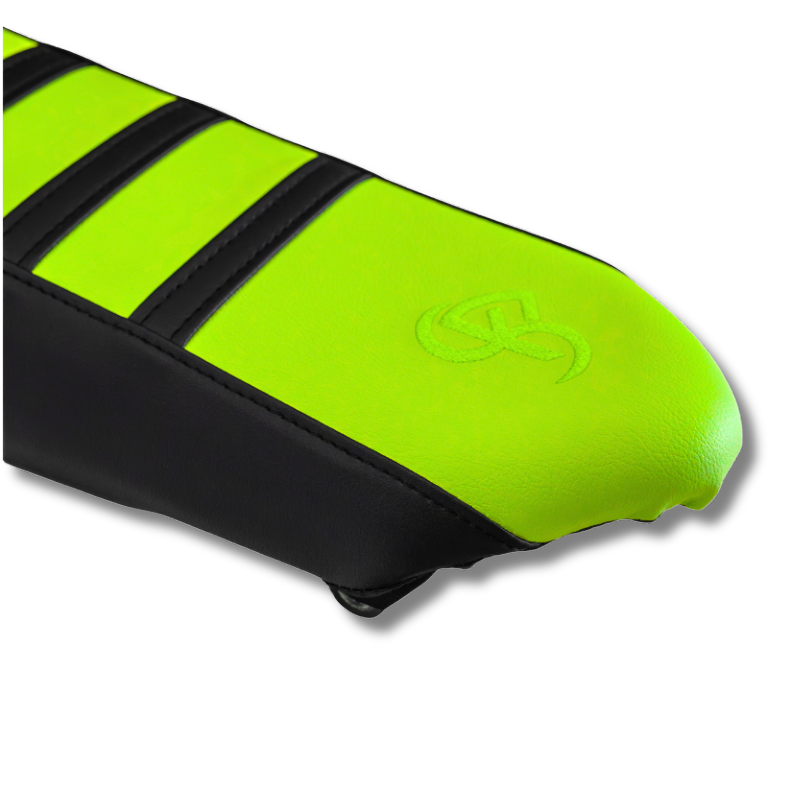 HUSQVARNA BKS ONE VERT — HOUSSE DE SELLE — détail