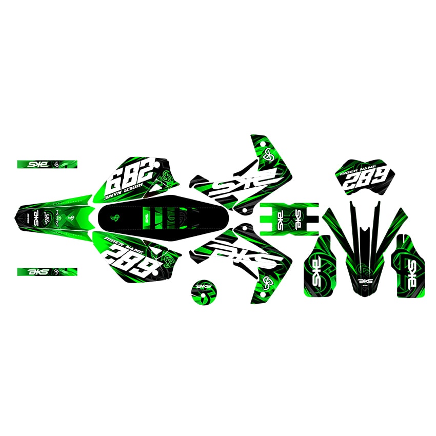 Kit Déco BKS 50cc - Semi Perso - Vert
