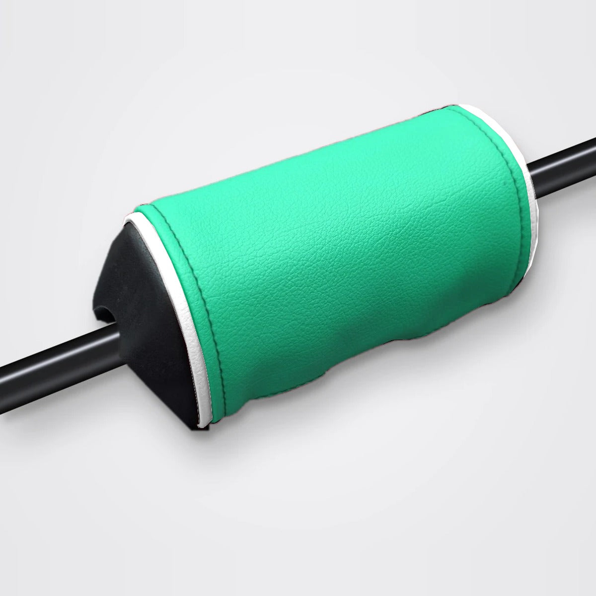 Mousse de guidon turquoise, liseré blanc
