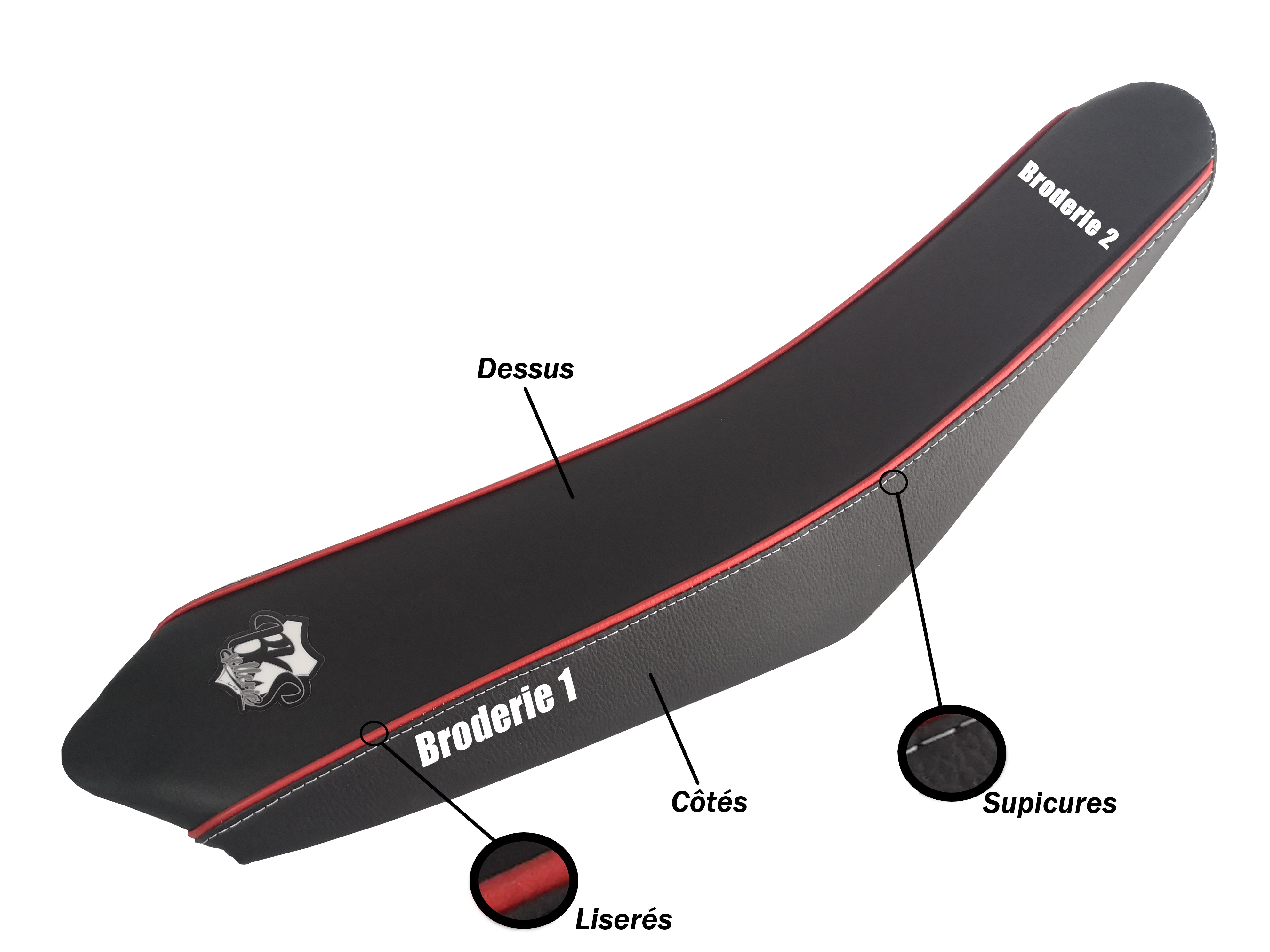 Yamaha DT 2003-2011 | Housse de selle Personnalisée