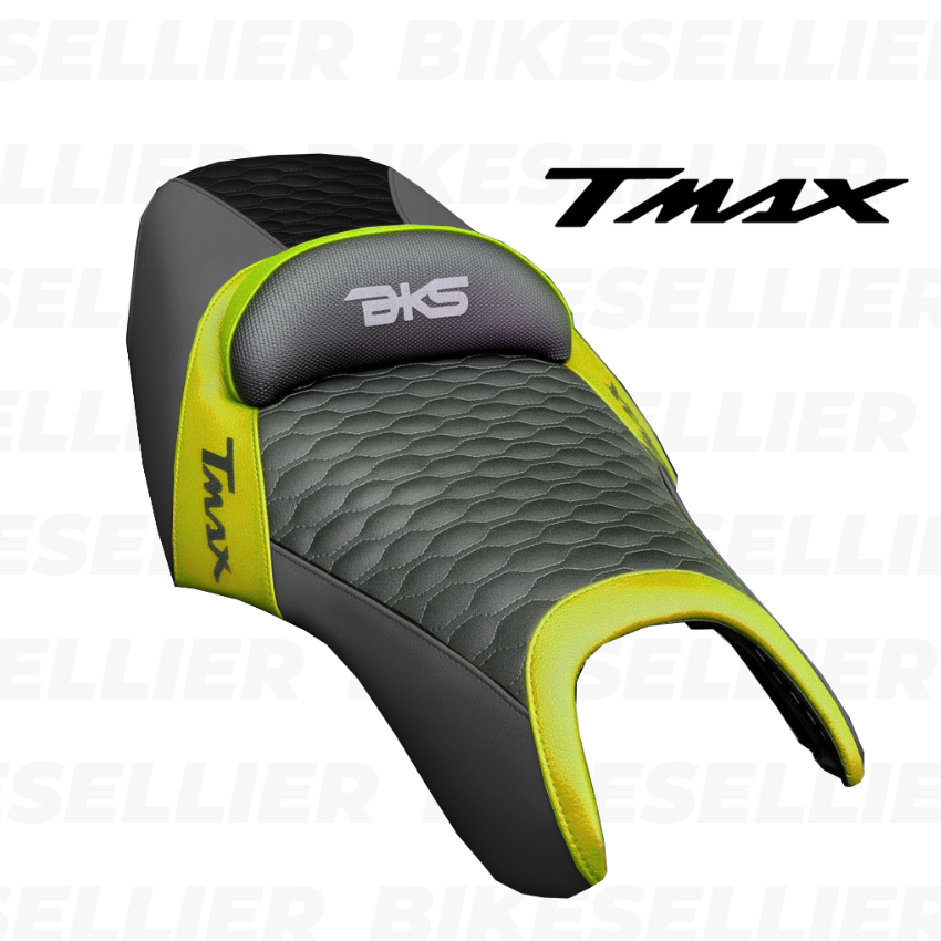 Housse de selle TMAX sur-mesure nid d’abeille - Bike Sellier