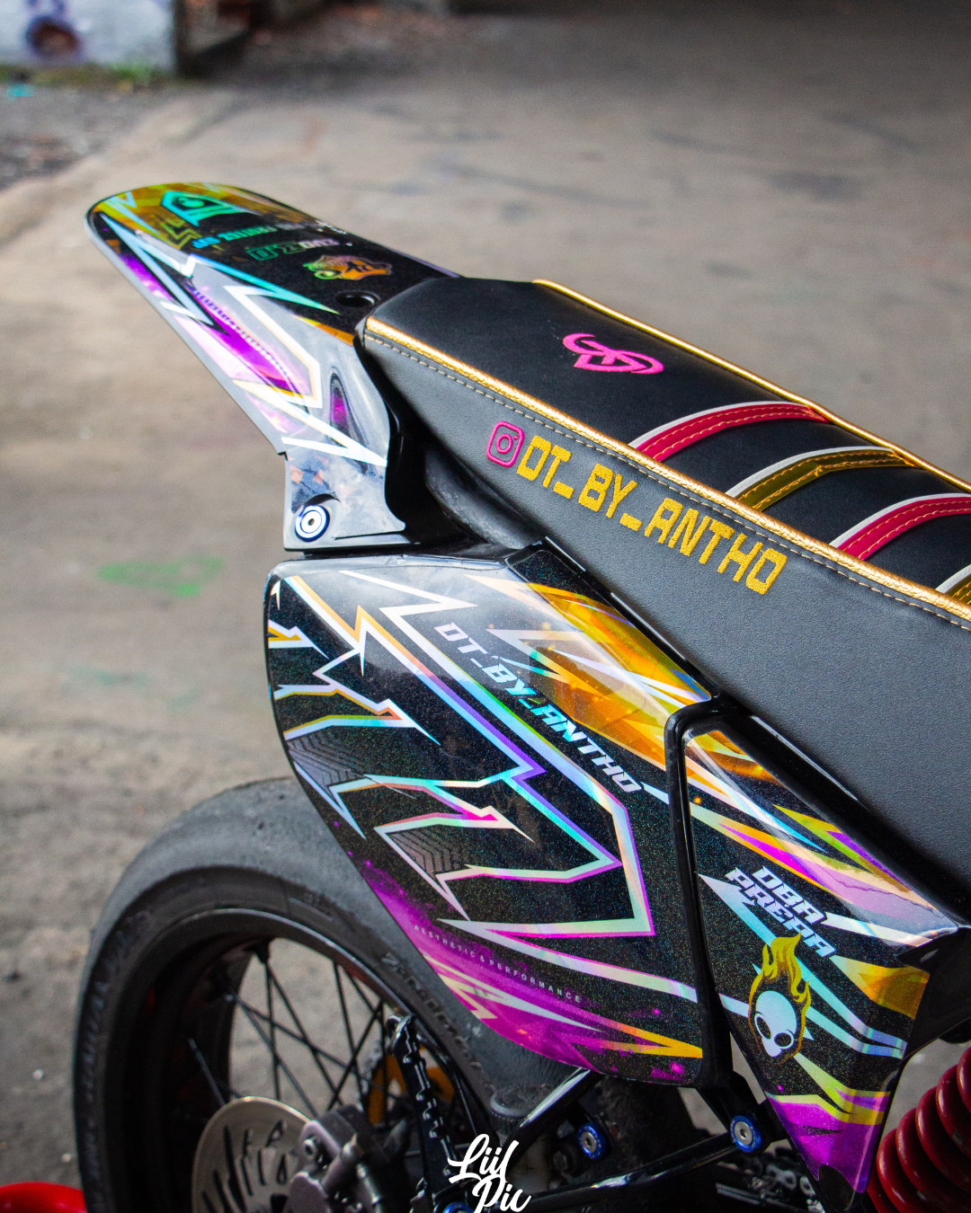 Housse De Selle Personnalisée Moto 50cc / Mécaboite [3D]