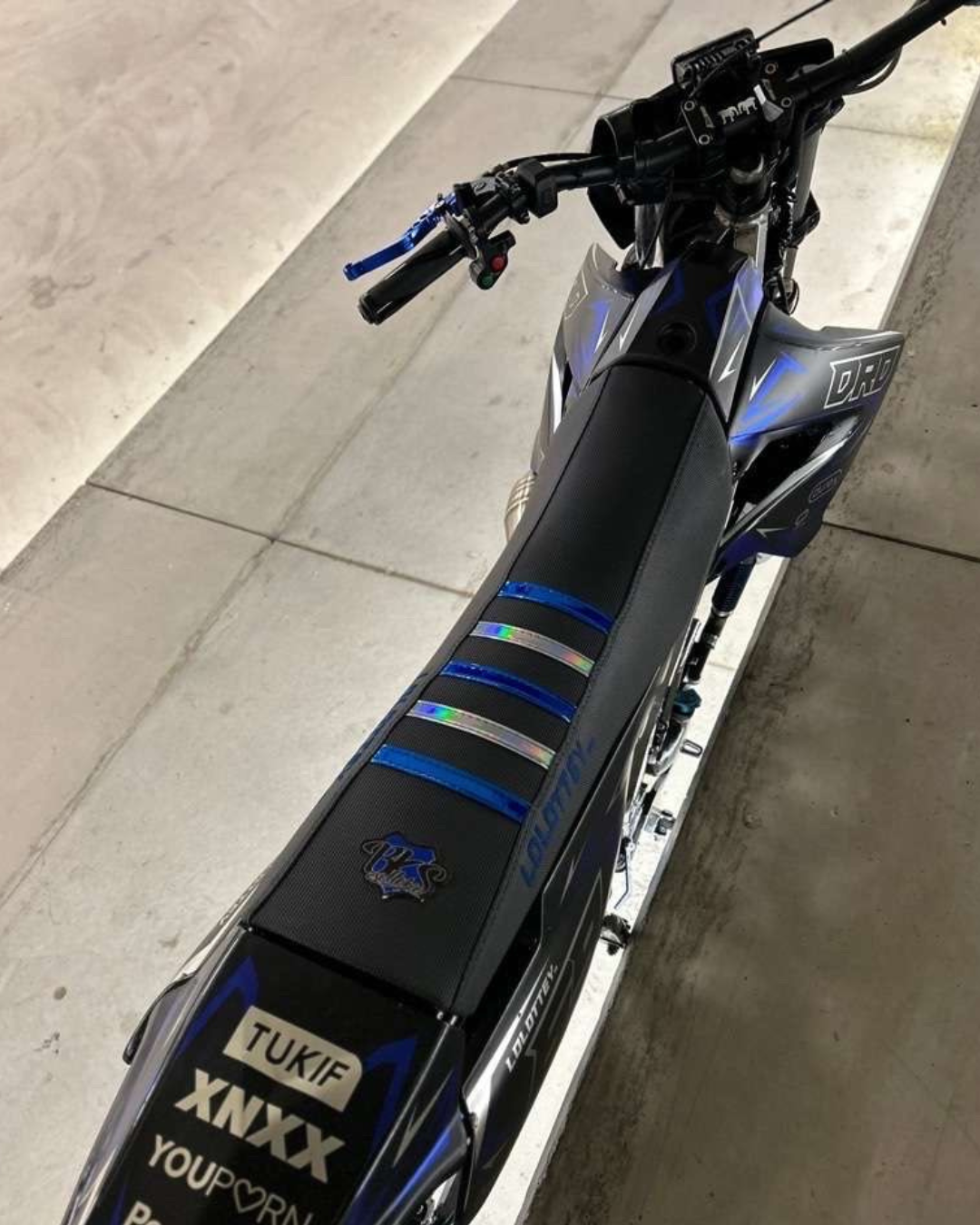 Housse De Selle Personnalisée Moto 50cc / Mécaboite [3D]