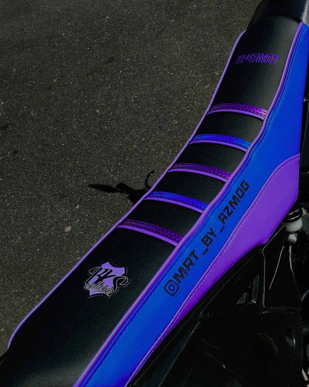 Housse De Selle Personnalisée Moto 50cc / Mécaboite [3D]