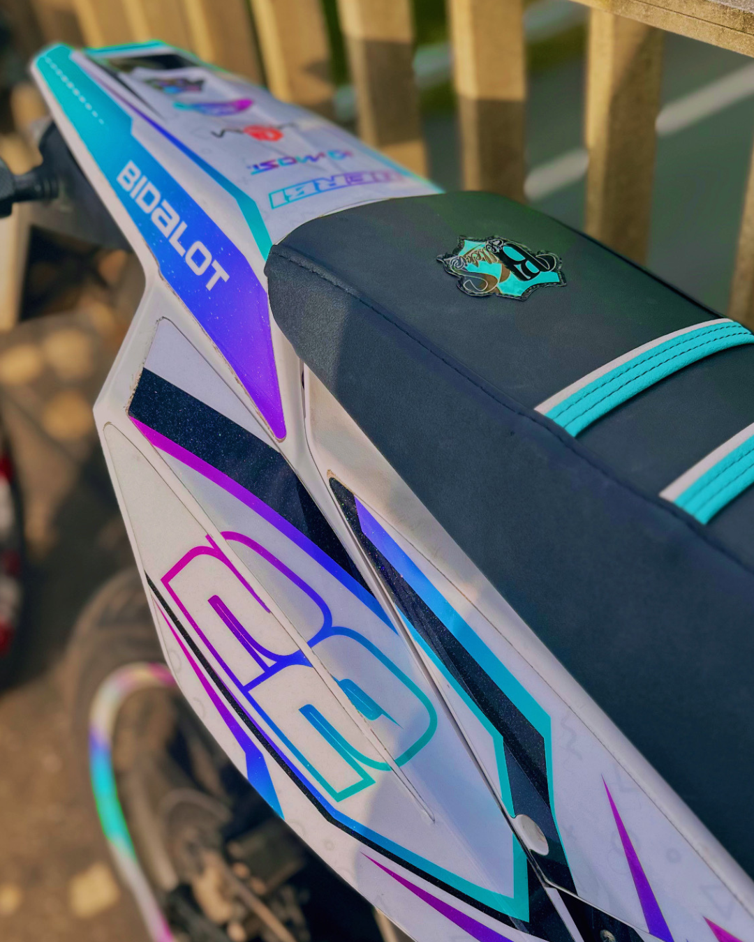 Housse De Selle Personnalisée Moto 50cc / Mécaboite [3D]