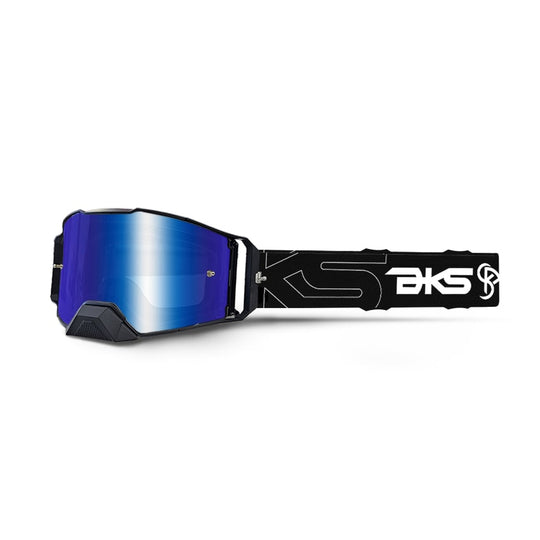 Masque Cross - BKS ShieldX - Ecran Miroir Bleu