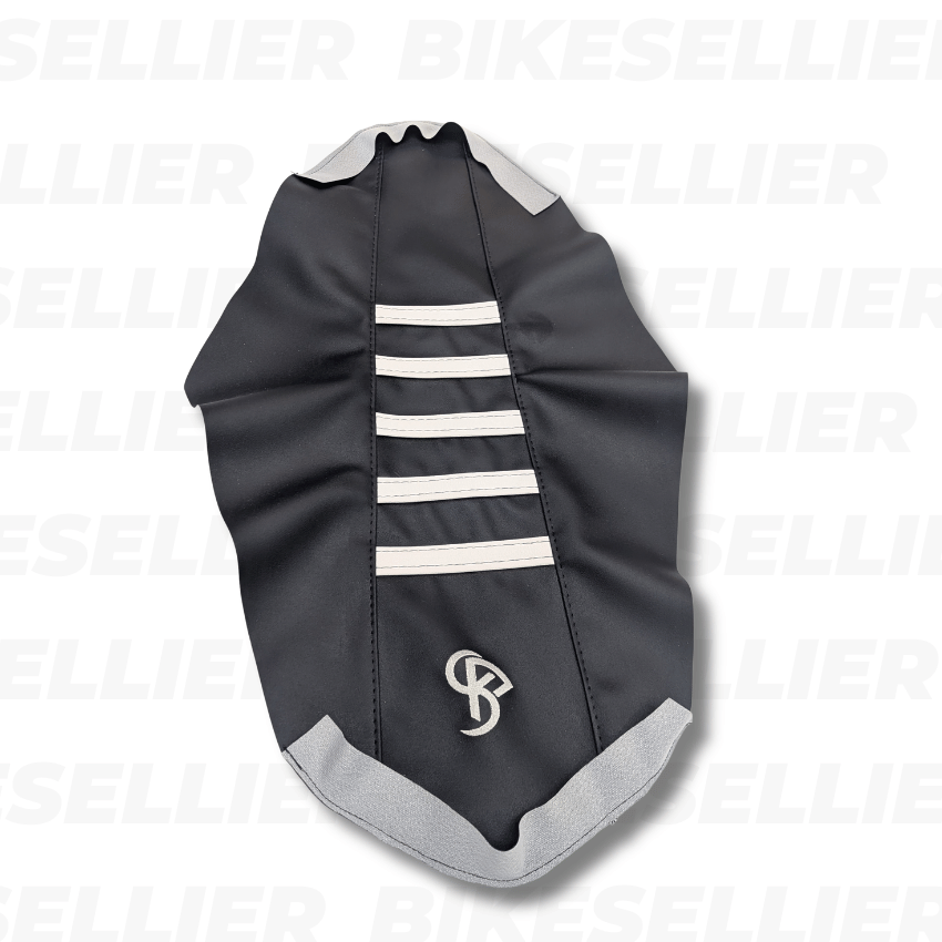 Housse De Selle BKS -Sherco (2006-2012)- Evo black Blanc
