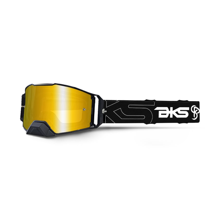 Masque Cross - BKS ShieldX - Ecran Miroir Gold