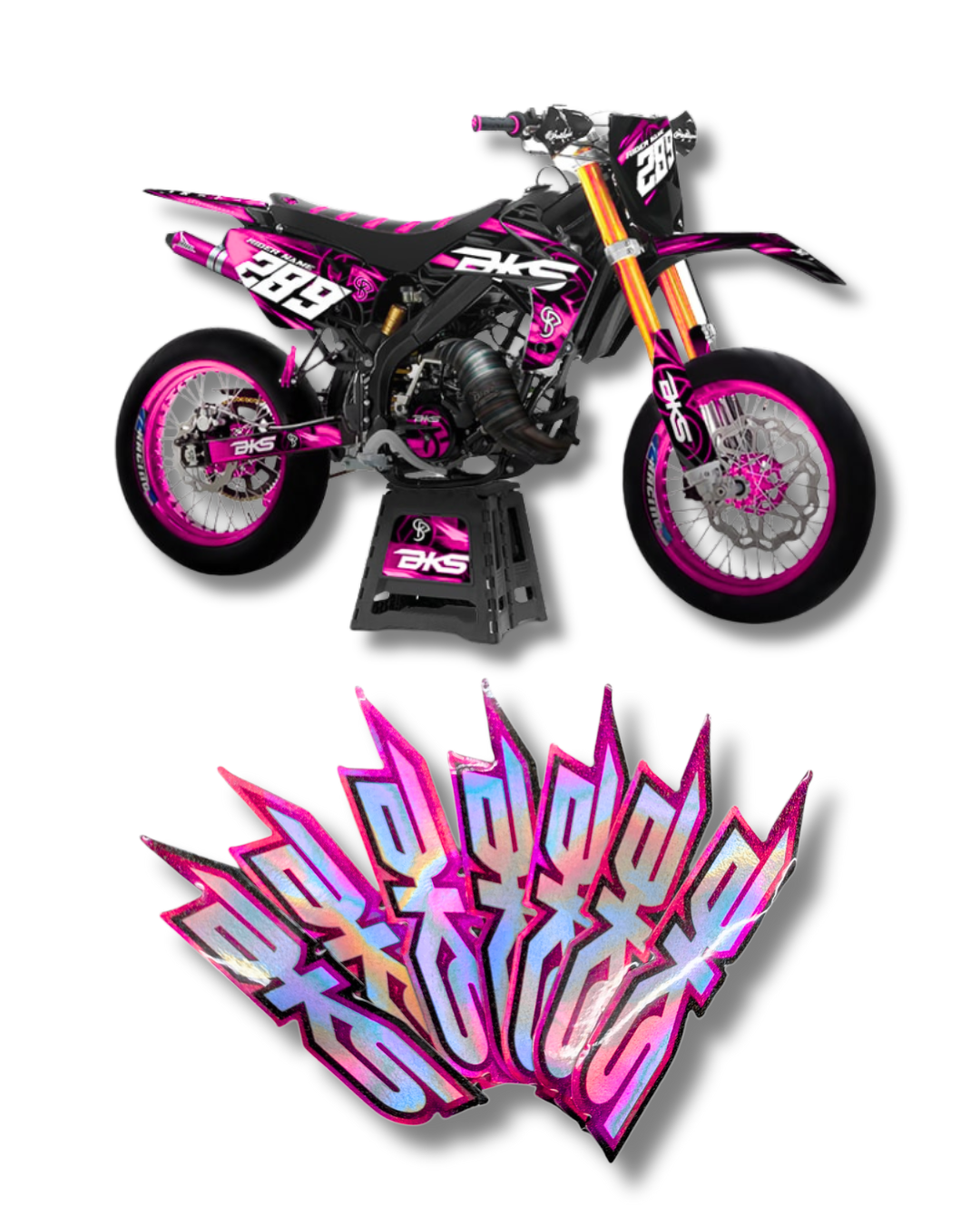 Kit Déco BKS 50cc - Semi Perso - 10 Couleurs