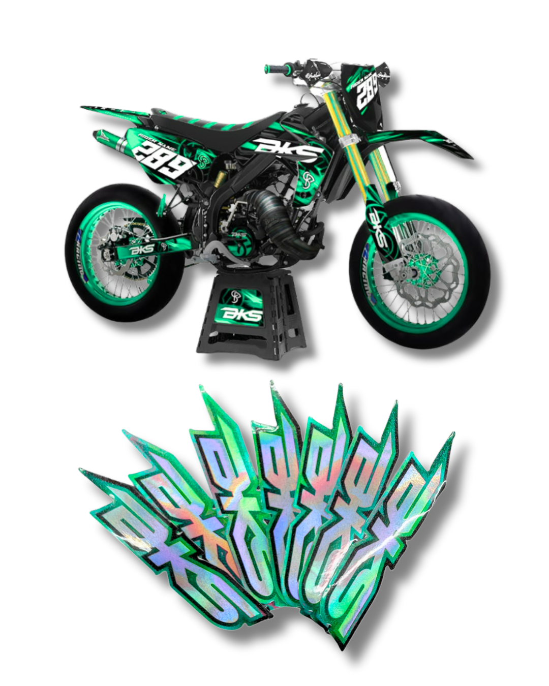 Kit Déco BKS 50cc - Semi Perso - 10 Couleurs