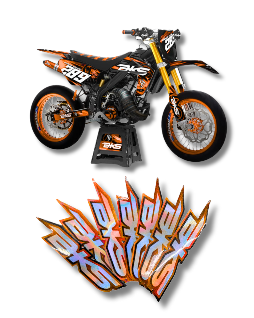 Kit Déco BKS 50cc - Semi Perso - 10 Couleurs