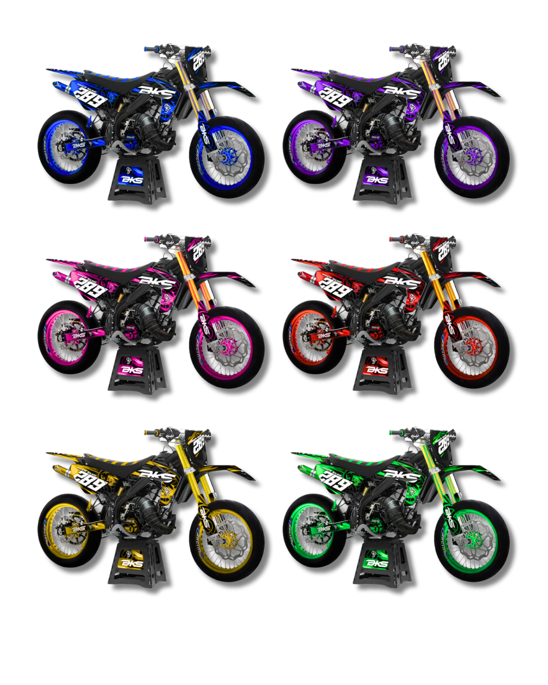 Kit Déco BKS 50cc - Semi Perso - 10 Couleurs