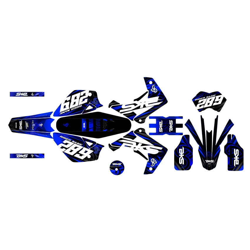 Kit Déco BKS 50cc - Semi Perso - Bleu