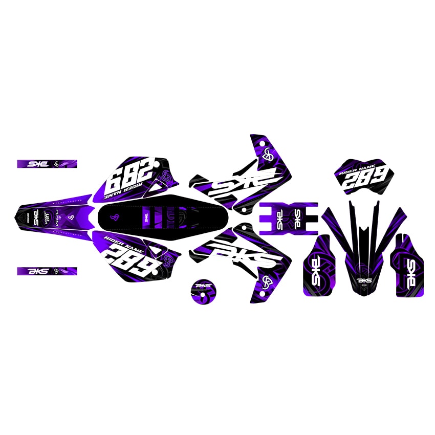 Kit Déco BKS 50cc - Semi Perso - Violet
