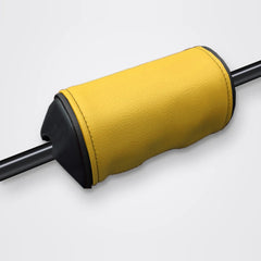 Mousse de guidon jaune, liseré noir