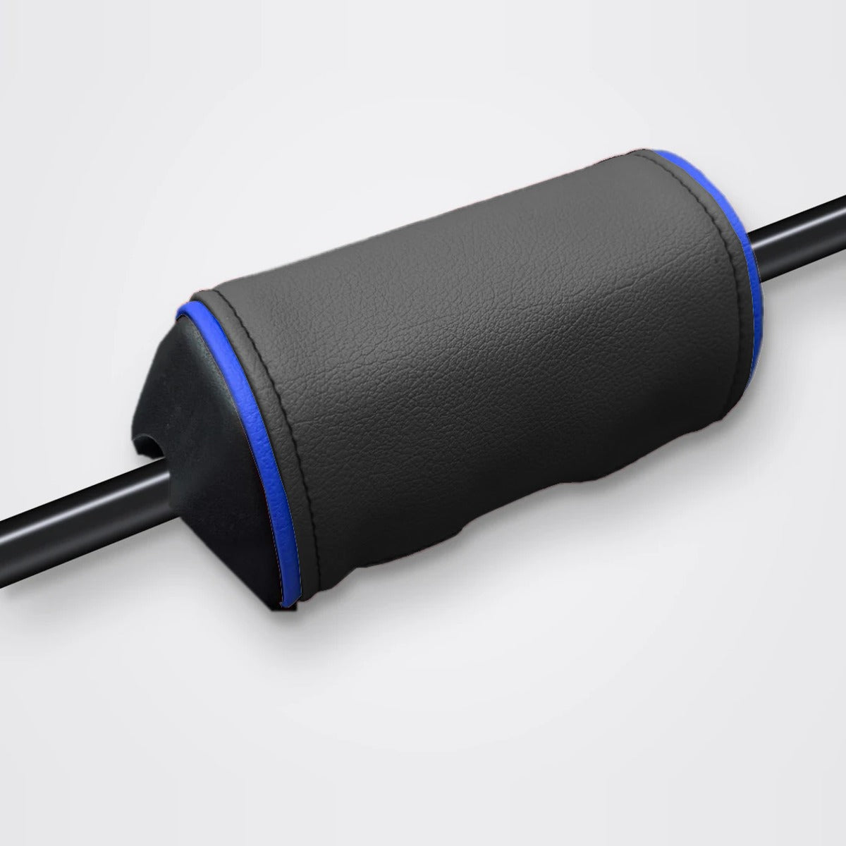 Mousse de guidon noire, liseré bleu