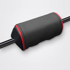 Mousse de guidon noire, liseré rouge