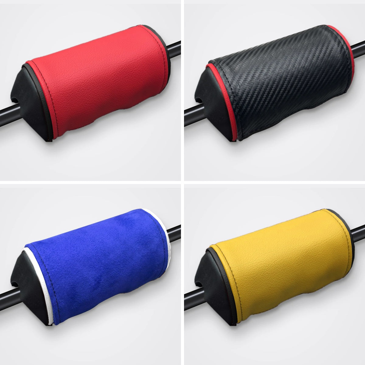 Mousse de guidon personnalisable en simili-cuir, carbone ou alcantara, couleurs au choix