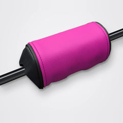 Mousse de guidon rose, liseré noir