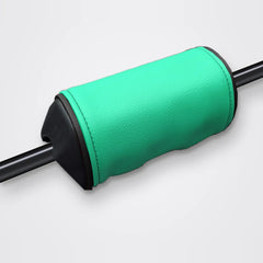 Mousse de guidon turquoise, liseré noir
