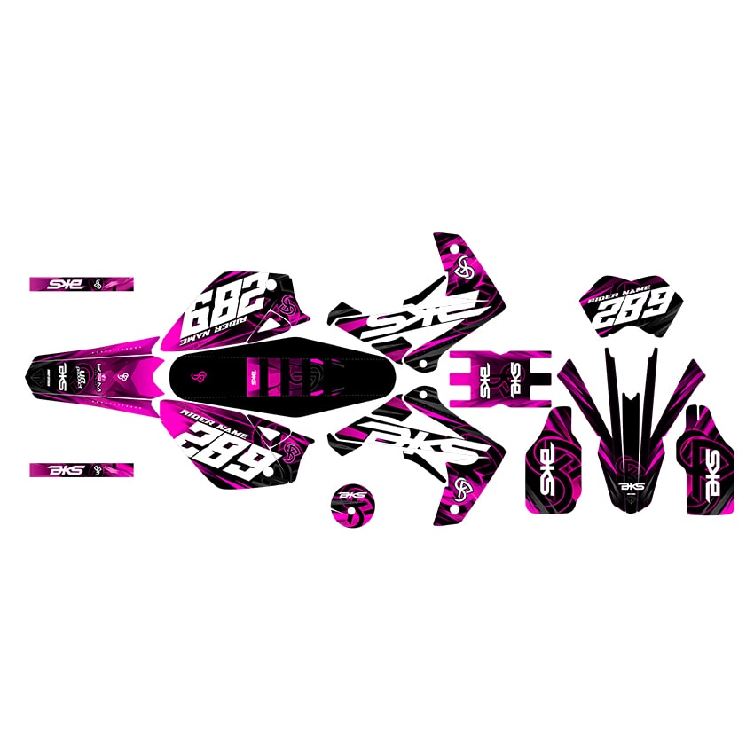 Kit Déco BKS 50cc - Semi Perso - Rose