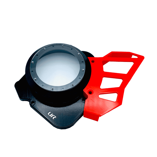 Cache Allumage 3D Avec Plexi Perso - Derbi Euro 3